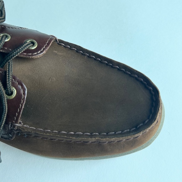 Men’s Sperry Brown Genuine Leather Topsider Loafers size 11 - Picture 15 of 15